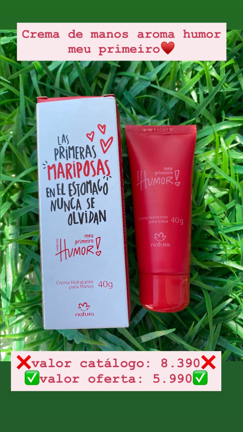 Crema de manos humor meu primeiro