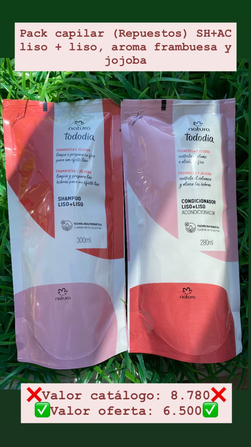 SH+AC liso + liso, aroma frambuesa y jojoba